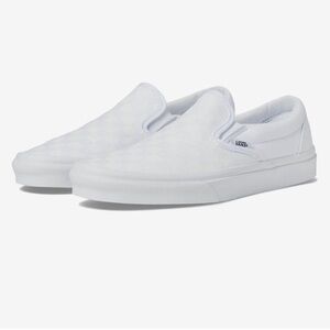 Vans All-White Slip-On Shoes